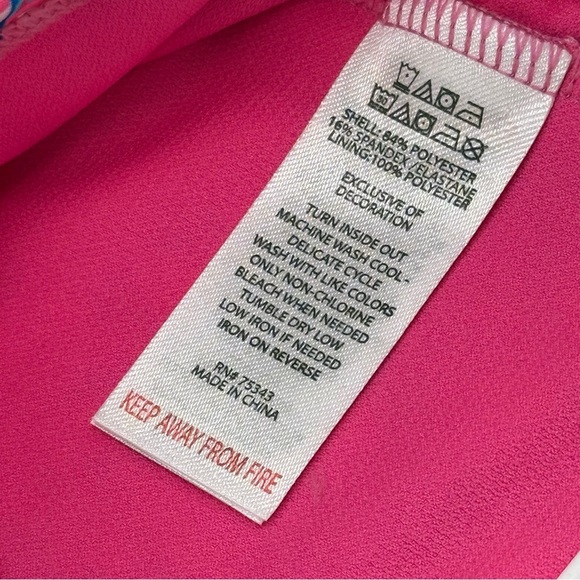 NWT Tommy Bahama Toddler Girl Floral Long Sleeve Kids 2 Piece Pink Swimsuit 4T - Picture 5 of 5